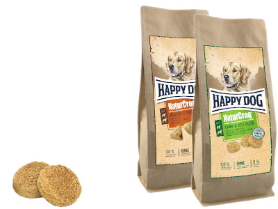 produktová řada Happy Dog Naturcroq pamlsky